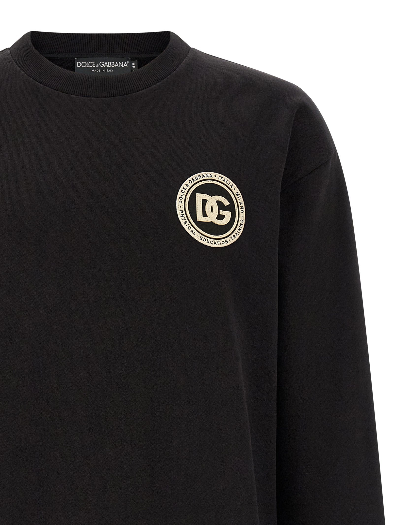 Sudadera Dolce & Gabbana de algodón negro