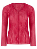 Camisa Issey Miyake fucsia de poliéster