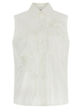 P.A.R.O.S.H. White Polyamide Blouse