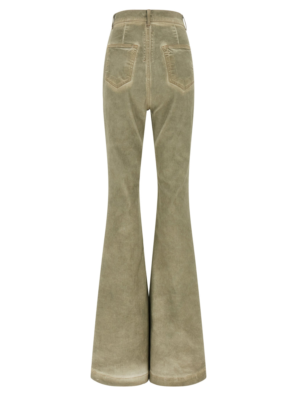 DRKSHDW Beige Cotton Bootcut Jeans