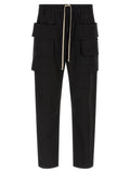 DRKSHDW Black Cotton Cargo Pants