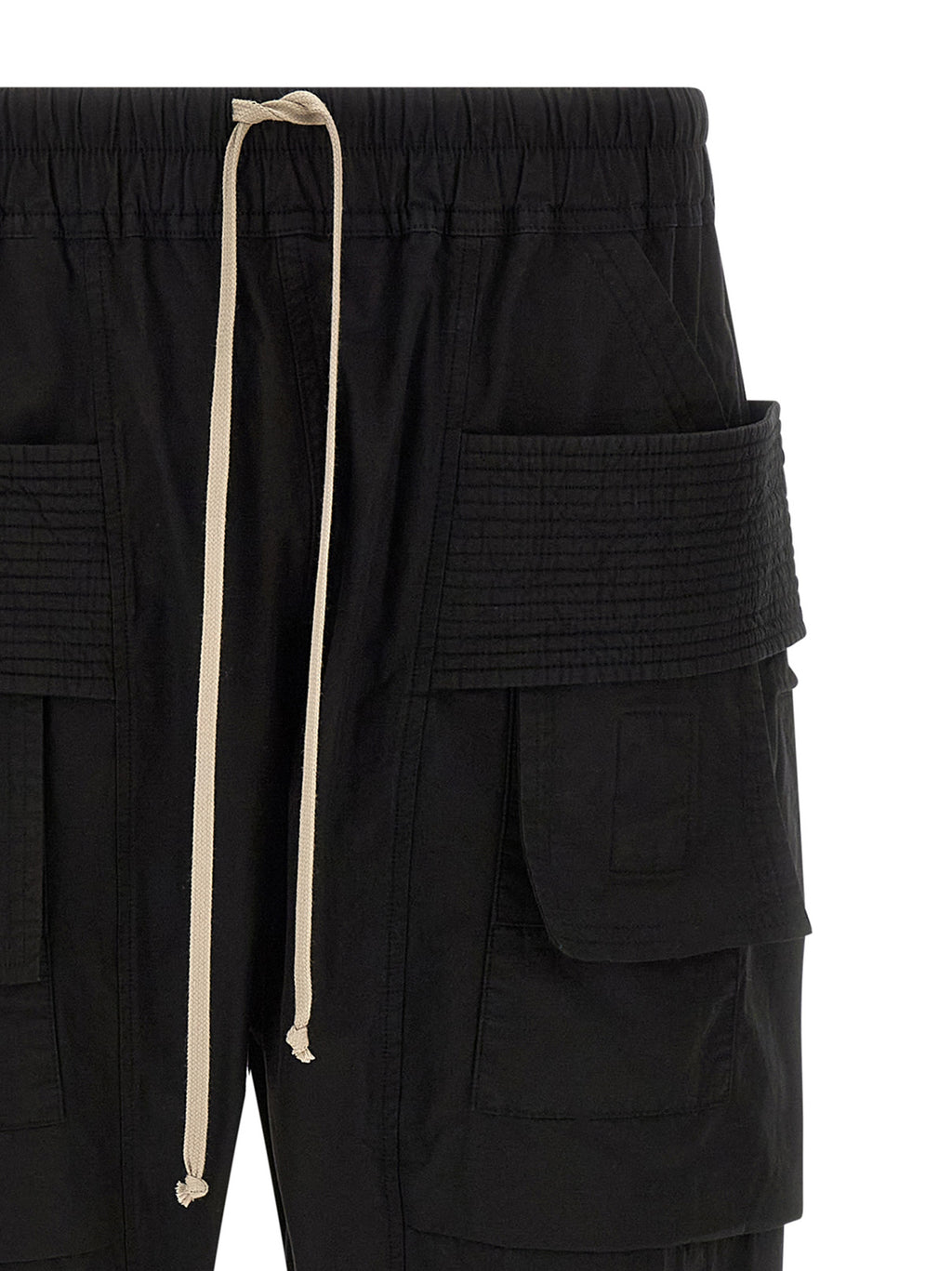 DRKSHDW Black Cotton Cargo Pants