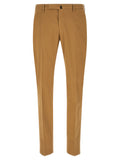 Incotex Brown Cotton Casual Pants