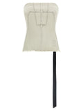 DRKSHDW Gray Cotton Tank Tops