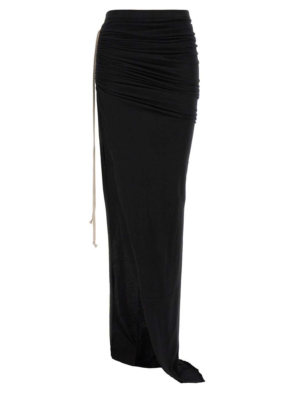 DRKSHDW Black Cotton Mini Skirt