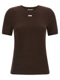 Entire Studios Brown Cotton T-Shirt
