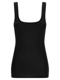 Entire Studios Black Viscose Sleeveles T-Shirt