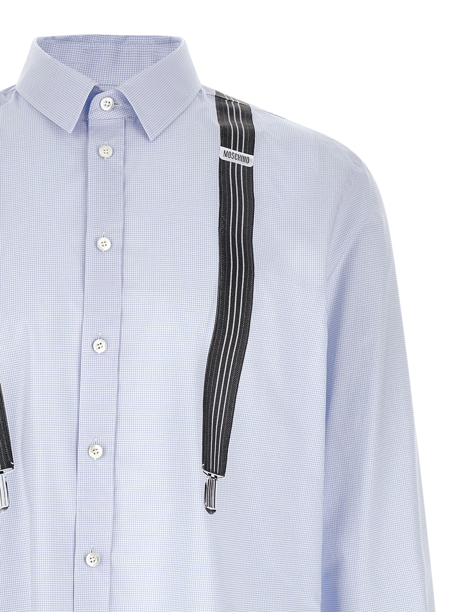 Blusa Moschino de algodón azul