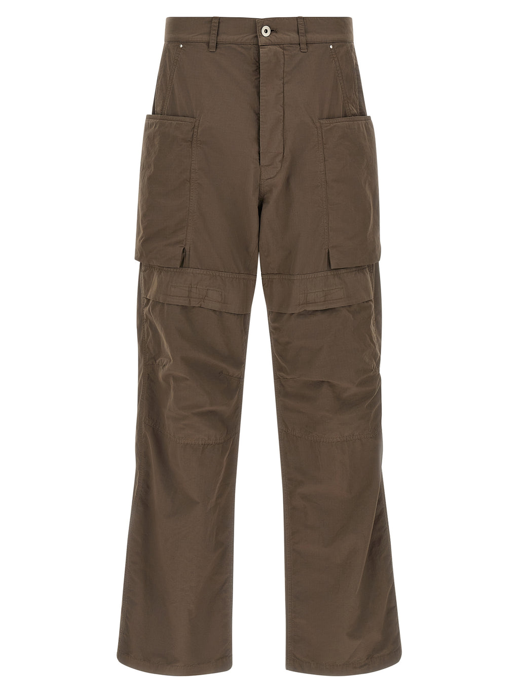 DRKSHDW Brown Cotton Cargo Pants