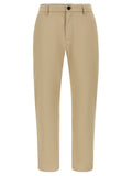 Department 5 Beige Cotton Cropped Pants