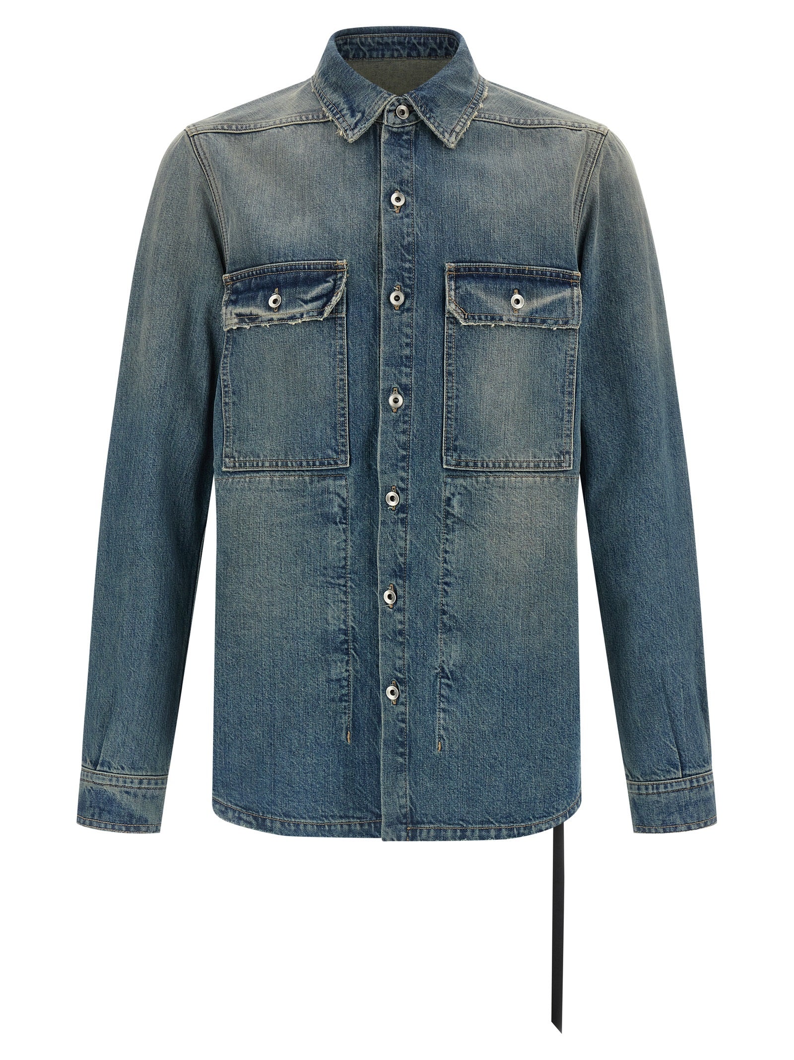 DRKSHDW Blue Cotton Denim Jacket