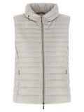 MooRER Beige Polyester Sleeveless Jacket