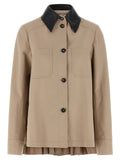 Sportmax Beige Polyester Coat
