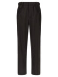 Kiko Kostadinov Brown Virgin Wool Casual Pants