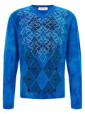 Kiko Kostadinov Blue Wool Cardigan
