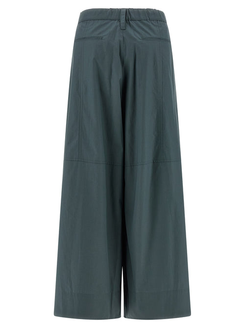 'S Max Mara Blue Cotton Flared Pants
