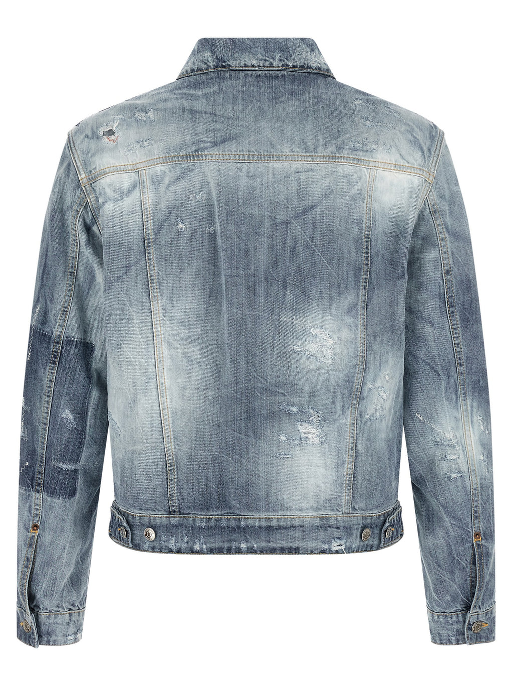 Chaqueta Dsquared² de algodón denim azul