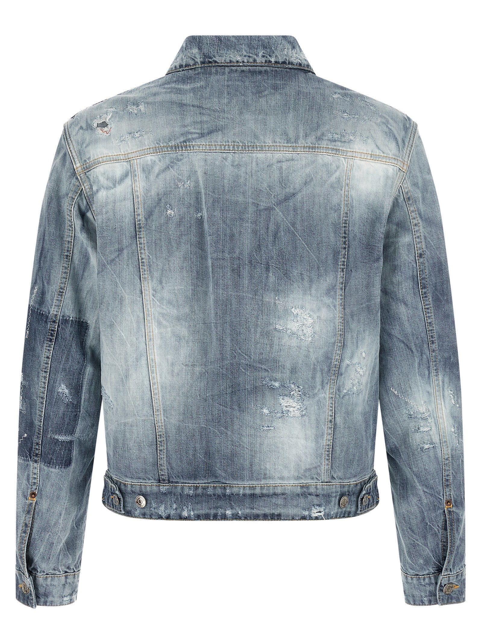 Chaqueta Dsquared² de algodón denim azul