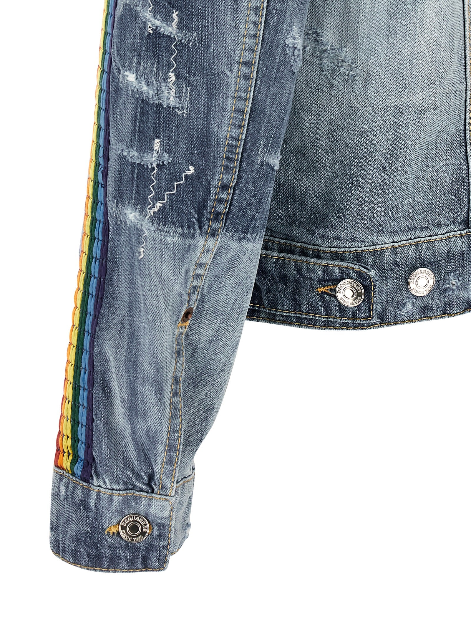 Chaqueta Dsquared² de algodón denim azul