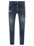Pantalones vaqueros Dsquared² de algodón azul