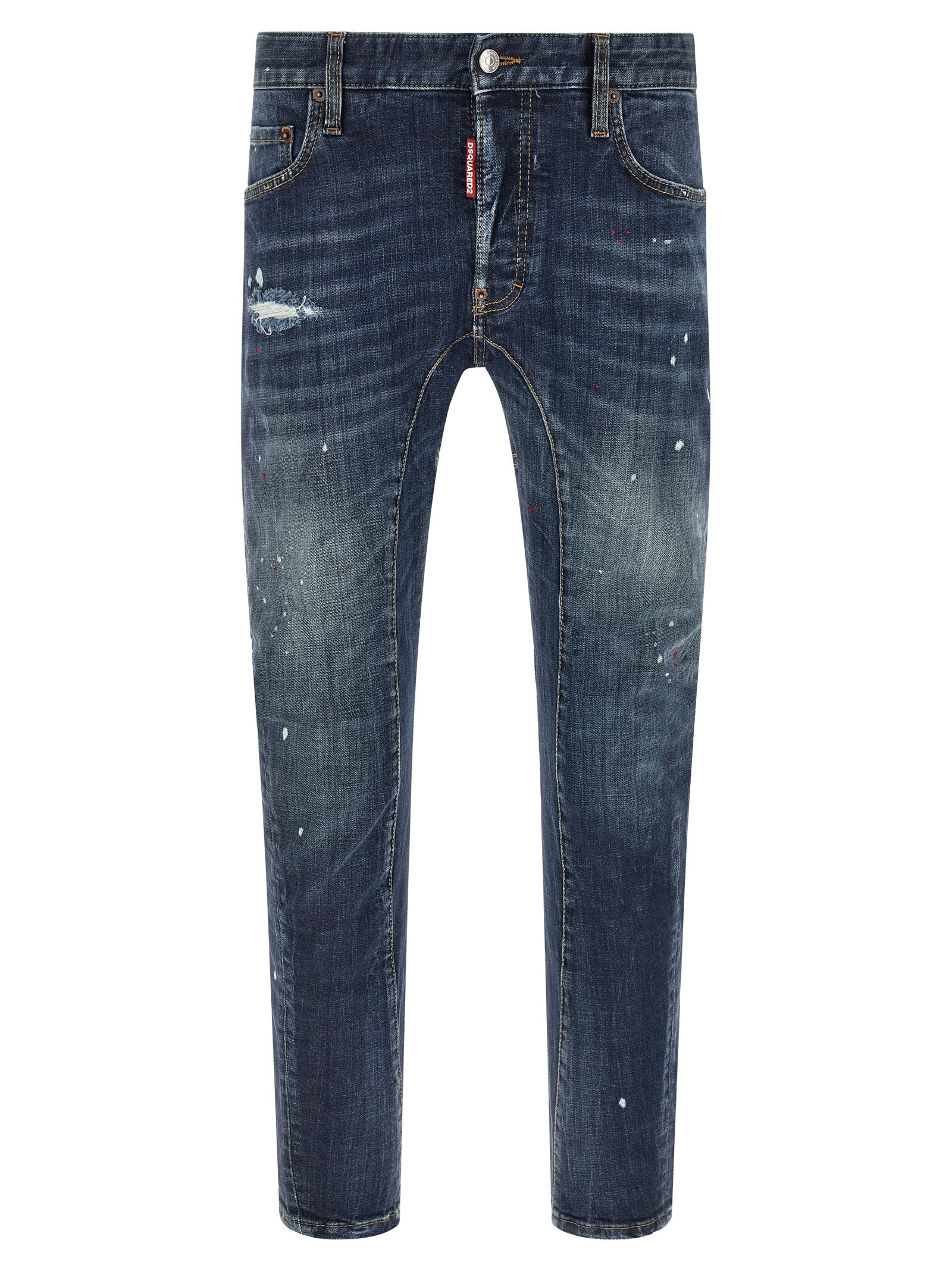 Pantalones vaqueros Dsquared² de algodón azul