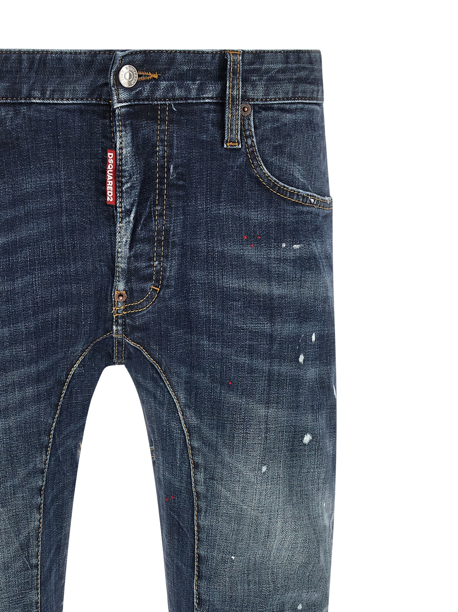 Pantalones vaqueros Dsquared² de algodón azul