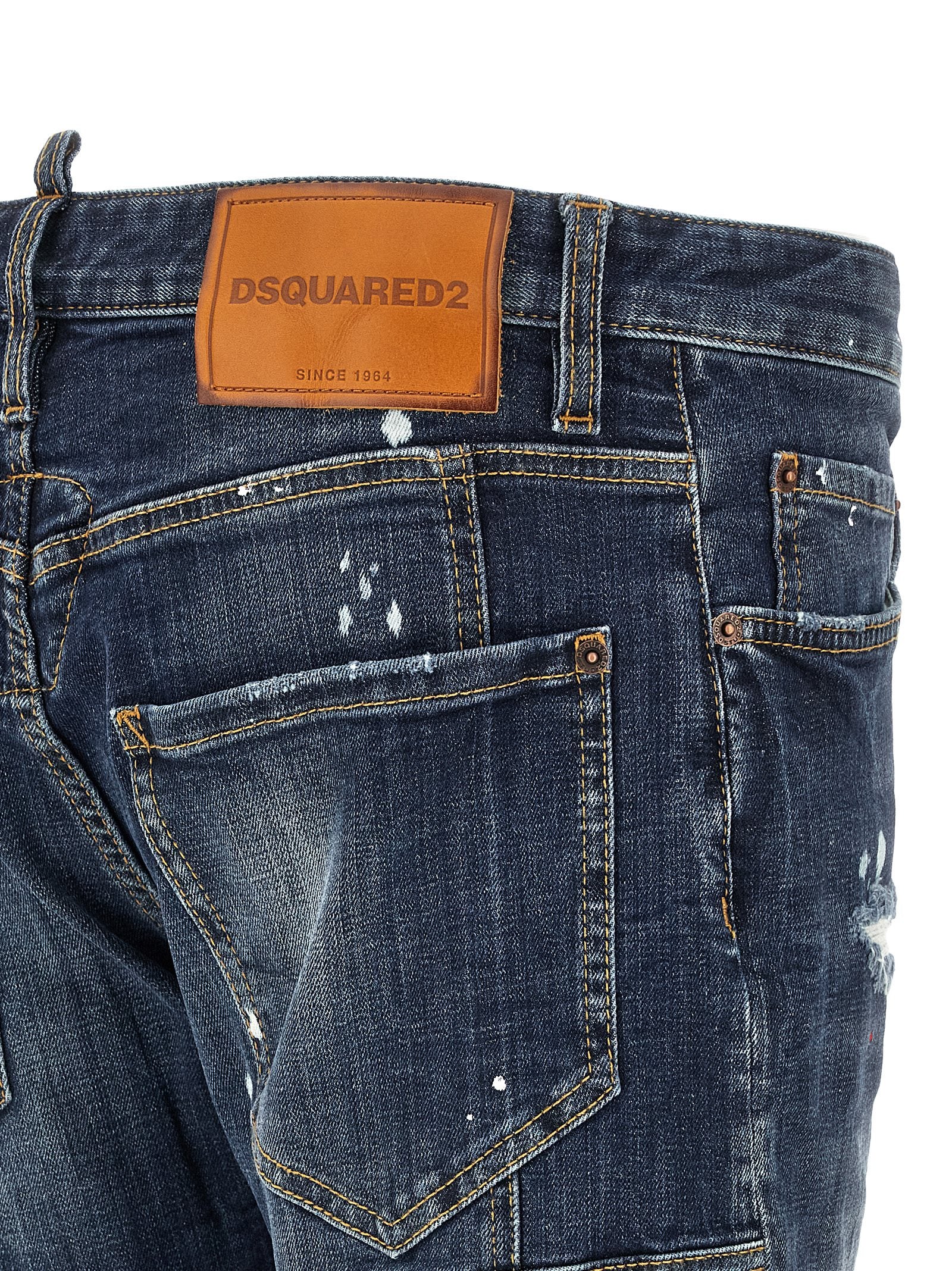 Pantalones vaqueros Dsquared² de algodón azul