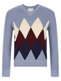 Ballantyne Blue Cotton Cardigan