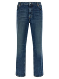 Department 5 Blue Cotton Straight-Leg Jeans