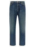 Department 5 Blue Cotton Straight-Leg Jeans