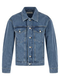 Dries Van Noten Blue Cotton Denim Jacket