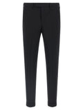 PT Torino Black Virgin Wool Dress Pants