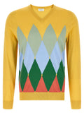 Ballantyne Bicolor Cotton Cardigan