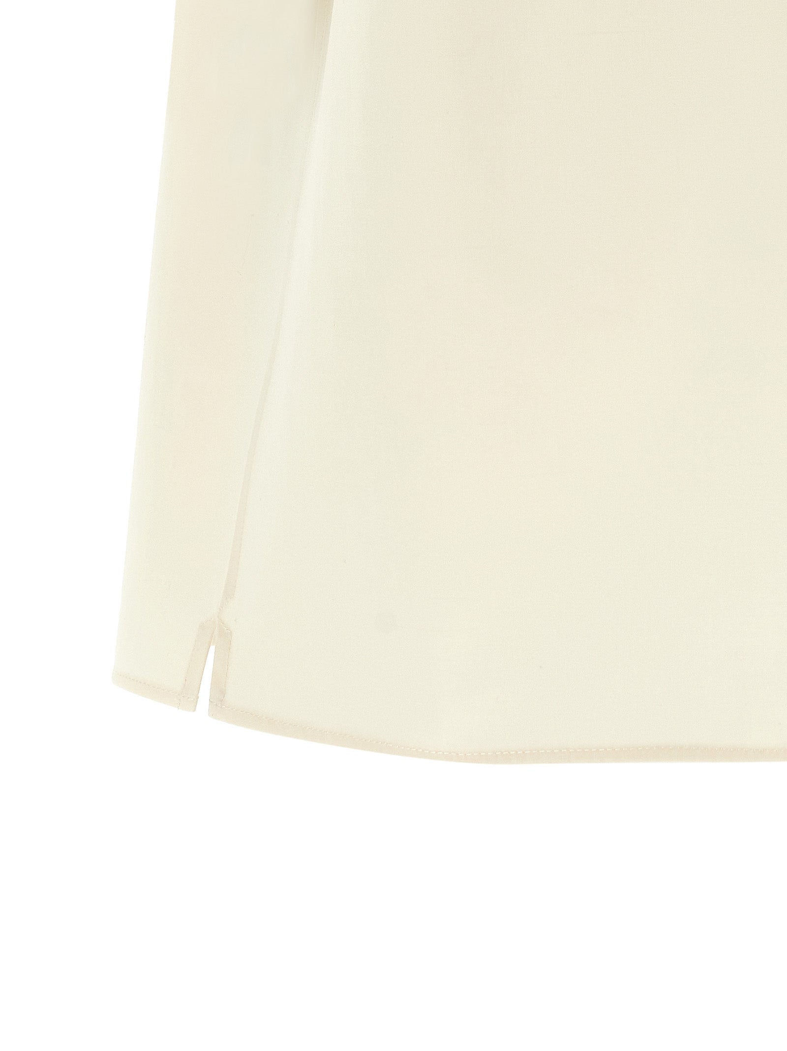 Blusa de algodón beige de Ferragamo