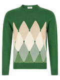 Ballantyne Bicolor Cotton Cardigan