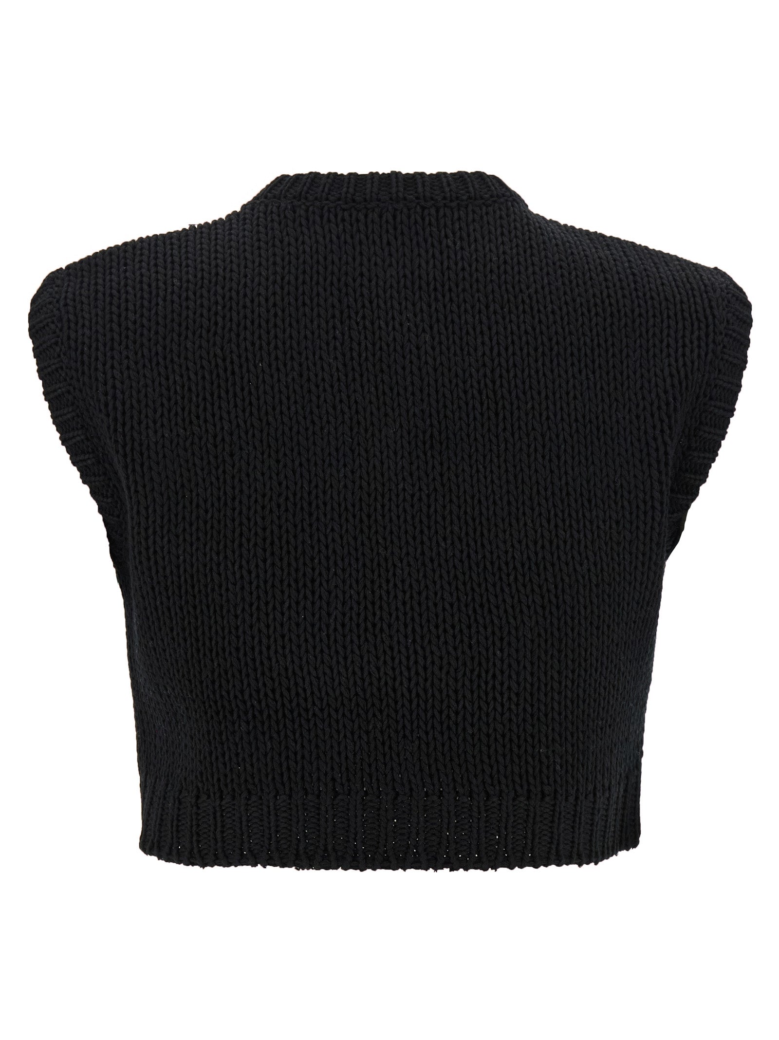 Cárdigan de algodón negro de Max Mara