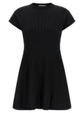 Sportmax Black Viscose Short Dress