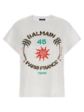 Camiseta Balmain de Algodón Blanco