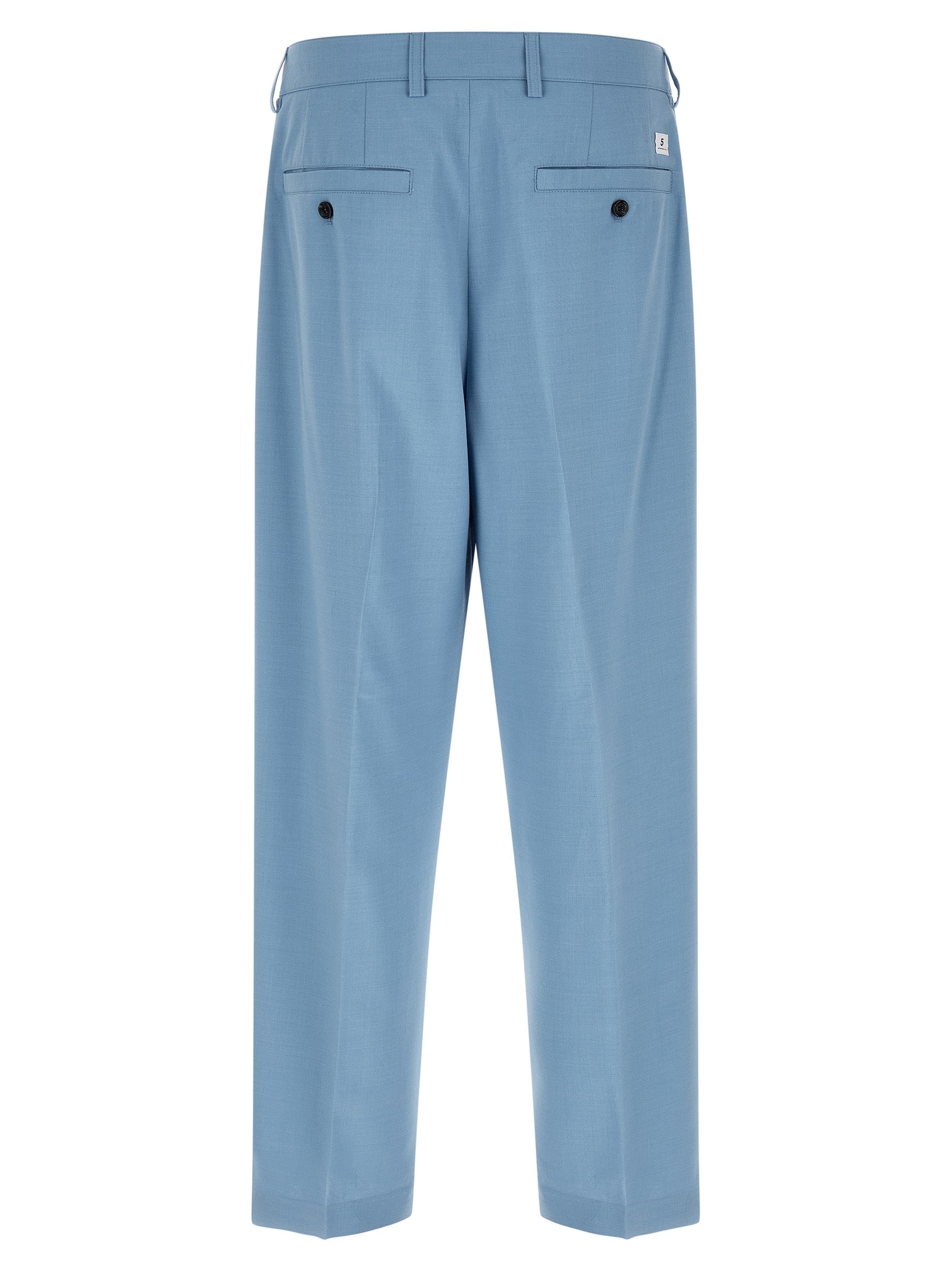 Pantalones chinos de poliéster azul Departamento 5