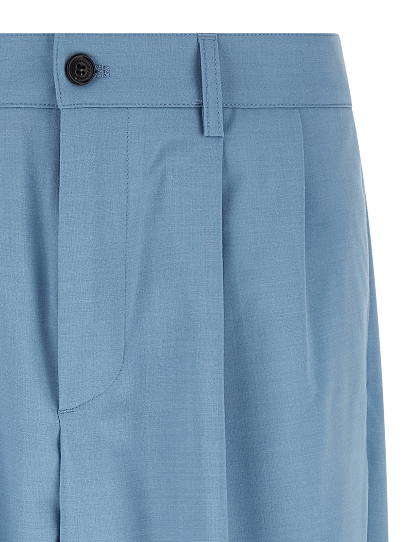 Pantalones chinos de poliéster azul Departamento 5