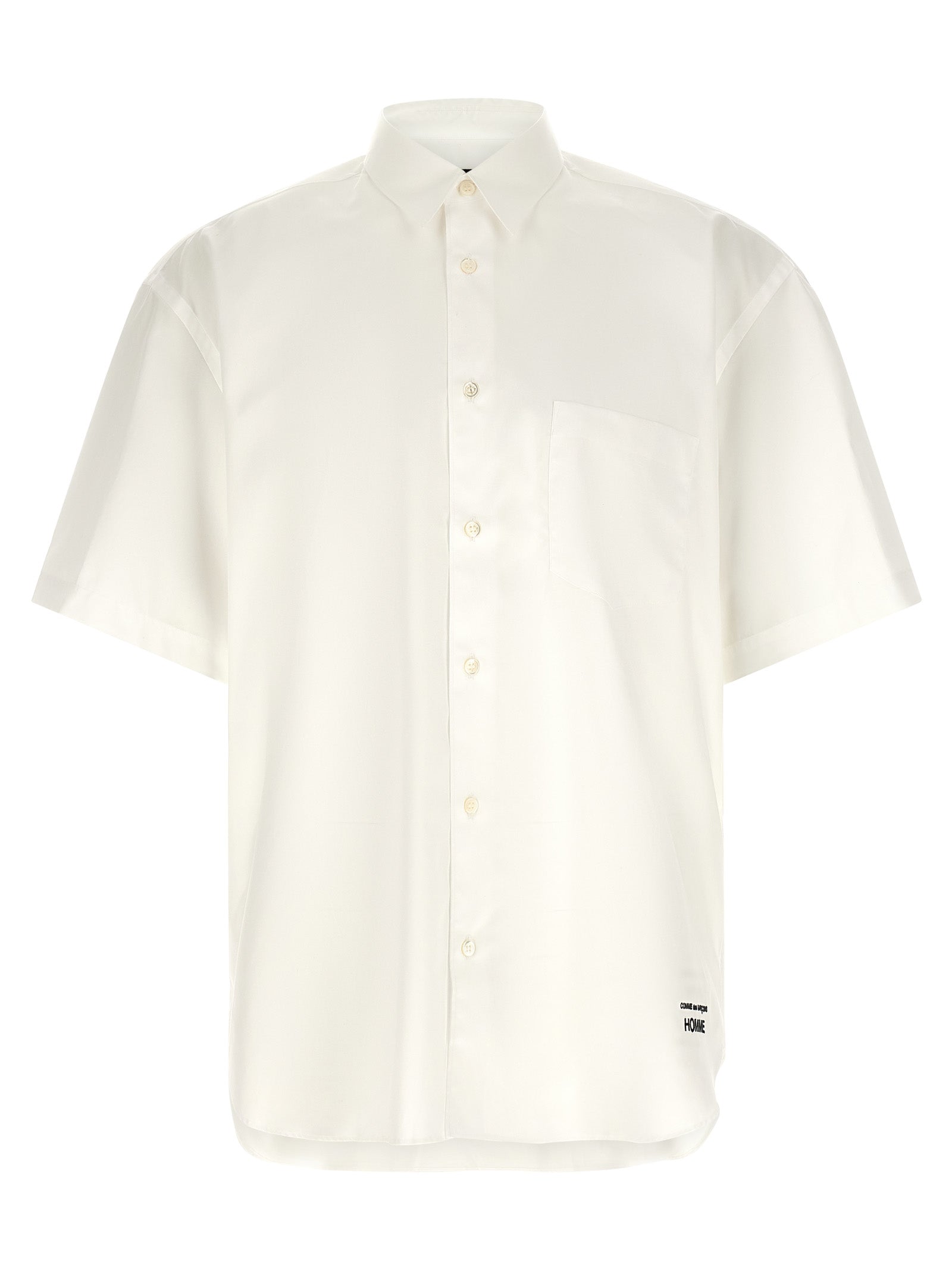 Camisa blanca de algodón Comme Des Garçons