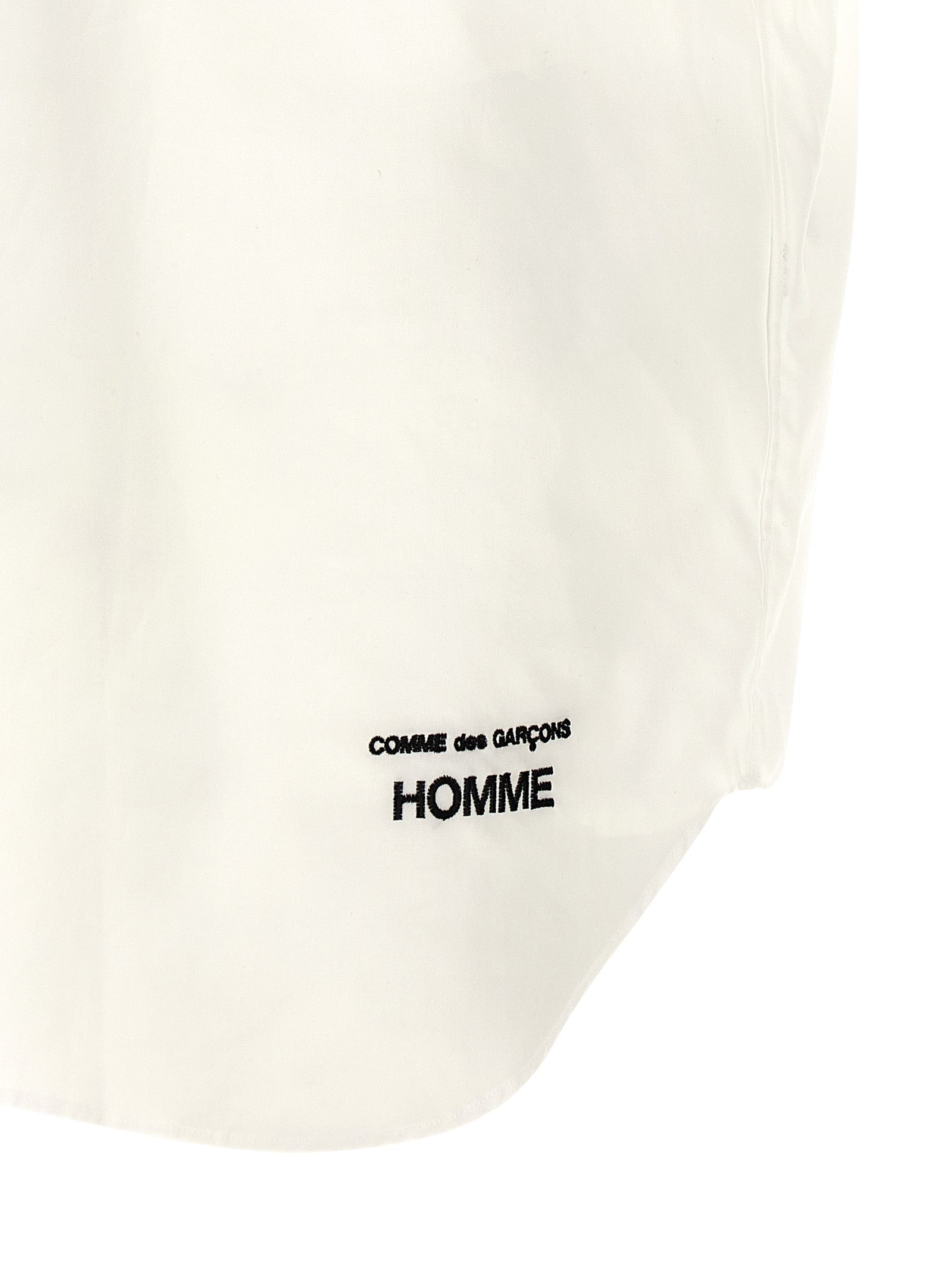 Camisa blanca de algodón Comme Des Garçons