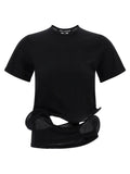 Junya Watanabe Black Nylon T-Shirt