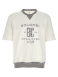 Sudadera blanca de algodón Brunello Cucinelli