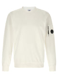 C.P. Company White Cotton Sweatshirt