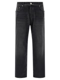 Department 5 Black Cotton Cropped Jeans