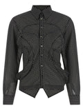 Junya Watanabe Bicolor Polyester Blouse