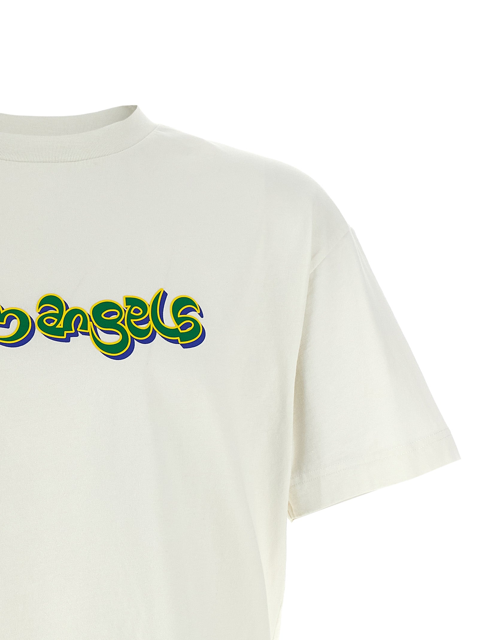 Camiseta Palm Angels de algodón blanco