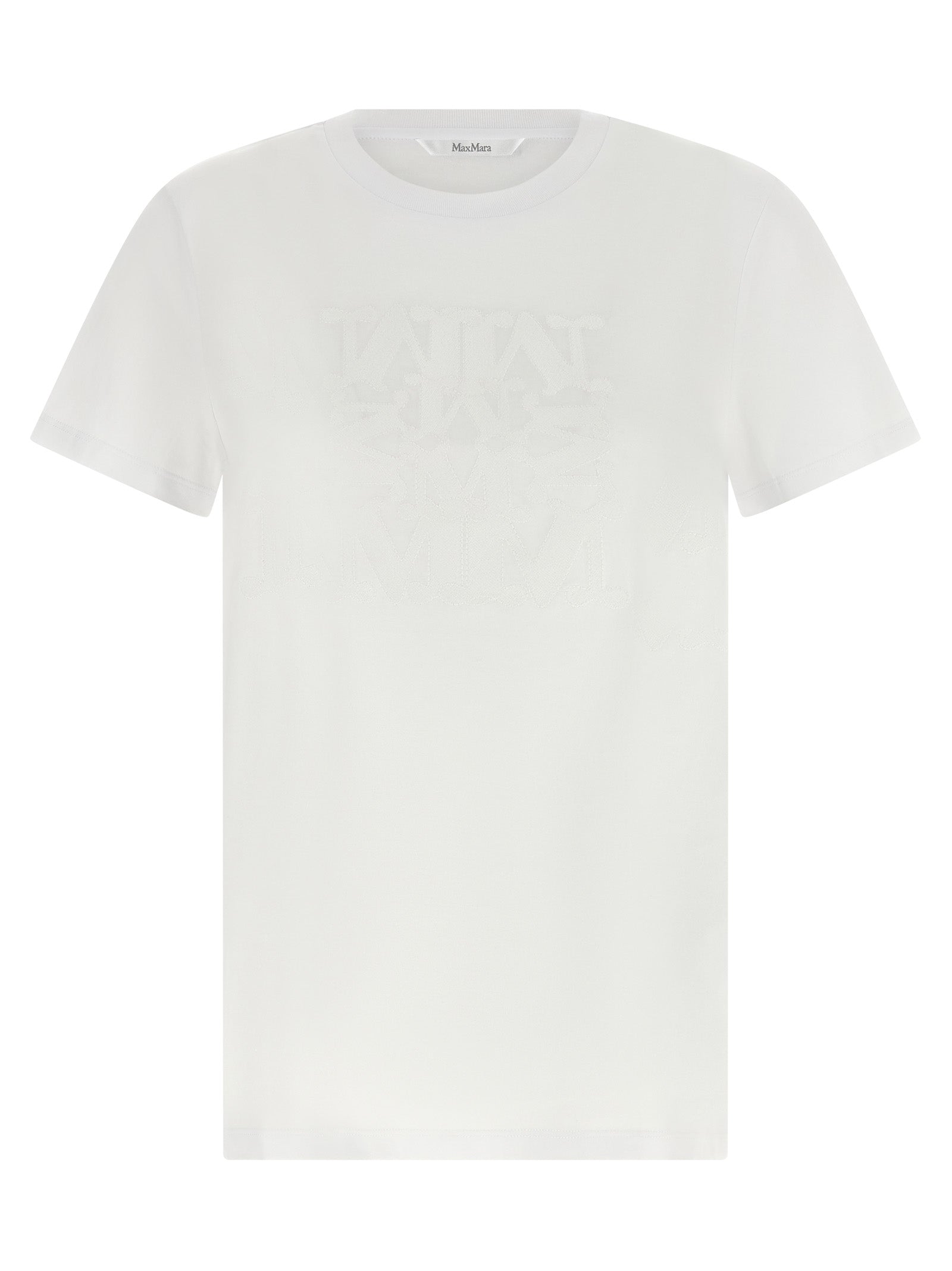 Camiseta blanca de algodón Max Mara