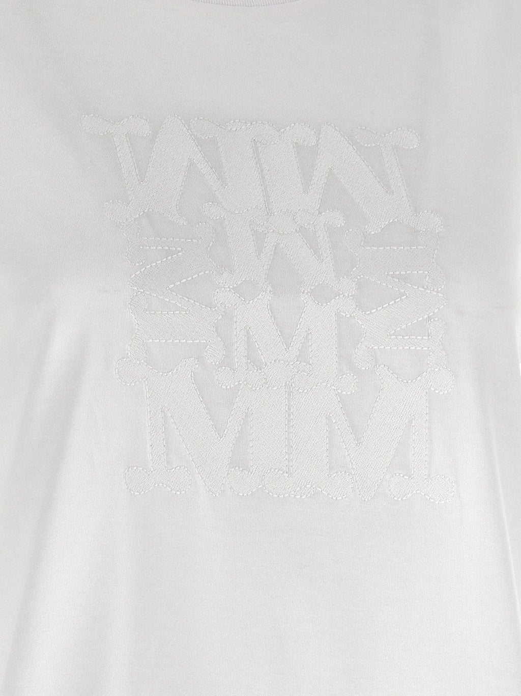 Camiseta blanca de algodón Max Mara